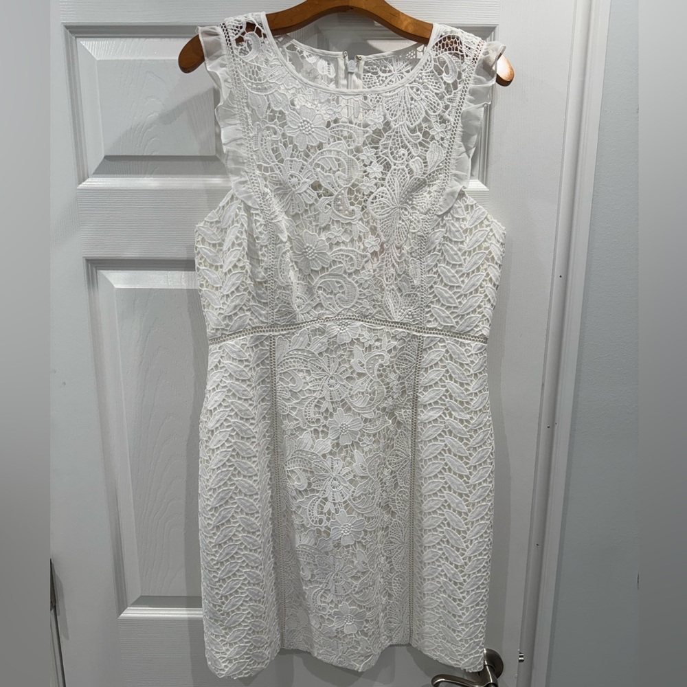 Lilly Pulitzer White Lace Mini Dress